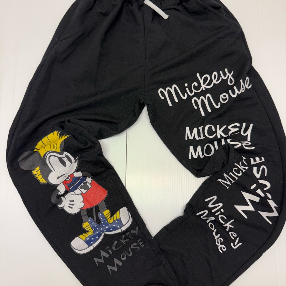 Mickey Mouse Black Women's Joggers